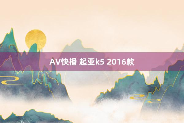 AV快播 起亚k5 2016款